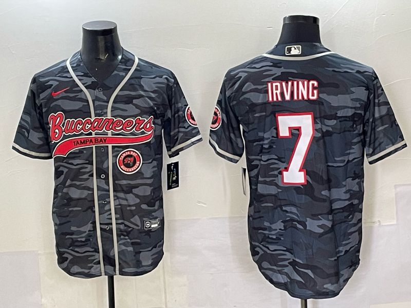 Men 2025 Tampa Bay Buccaneers #7 Irving Camo Joint Name Nike Limited NFL Jersey style 06->tampa bay buccaneers->NFL Jersey